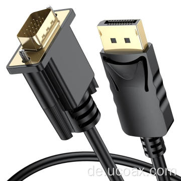 OEM -Kabelbaugruppe DisplayPort an VGA -Adapter